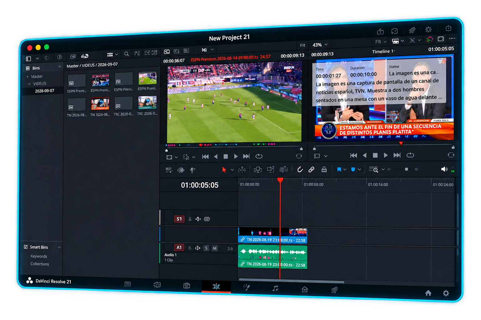 Editá en DaVinci Resolve